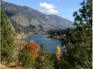 "A River Runs through..." beautiful Clark Fork River just below the Lodge in autumn.