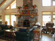 Comfort and elegance in the greatroom.